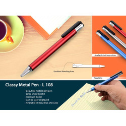 Personalized Classy Metal Pen