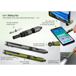 Personalized 6 in 1 Military Pen Personalized 6 in 1 Military Pen