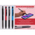 Personalized Prism Grip Metal Body Pen With Stylus