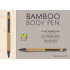 Personalized Customized Bamboo Pen