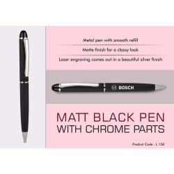 Personalized Matt Black Pen