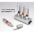 Personalized Set of 3 Chrome Plated Liquid Highlighters