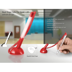 Personalized Heart Shape Table Pen Stand Personalized Heart Shape Table Pen Stand