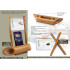 Personalized Bamboo Music Amplifier with Calendar