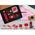 Custom Gift Set Of 6: Water Bottle, Silicon Mobile Wallet