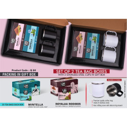 Personalized Classic Black Mugs with Tea Bags Gift Set Personalized Classic Black Mugs with Tea Bags Gift Set