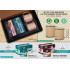 Personalized Eco Mugs with 2 Tea Bag Boxes Gift Set