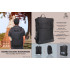 Personalized Slimz black backpack