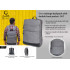 Personalized Slimz Gray backpack