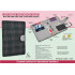 Personalized Gray Chequed Tweed Passport Holder