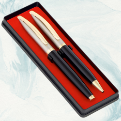 Golden Black Executive Pen Set