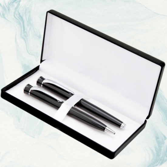 Tycoons's Treasure Black Executive Metal Pen Gift Set