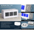 Flip Display Clock With Touch Light / Snooze Function
