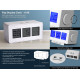 Flip Display Clock With Touch Light / Snooze Function