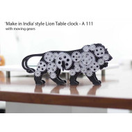 Personalized Stylish Lion Table Clock
