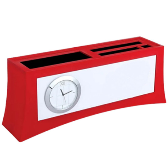 Personalized 4 In 1 Table Top Tumbler With Clock