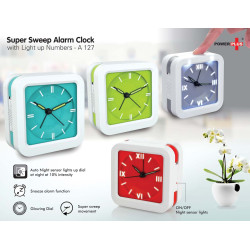 Personalized Super Sweep Alarm Clock with Light up Numbers