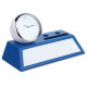 Personalized Table Clock with Double Pen Holder Card Holder